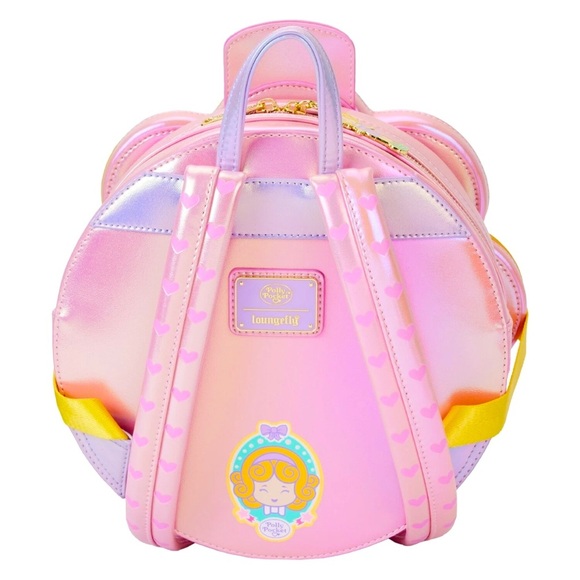 Loungefly Polly Pocket Compact Playset Figural Mini Backpack - NWT - Picture 8 of 10